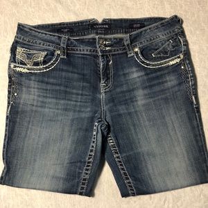 Vigoss Dublin Capris size 13/14 dark wash